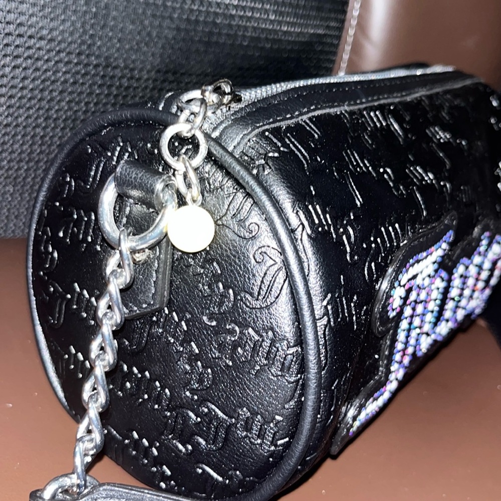 Juicy Couture String Of Pearls Roll Bag - Black - Picture 2 of 2